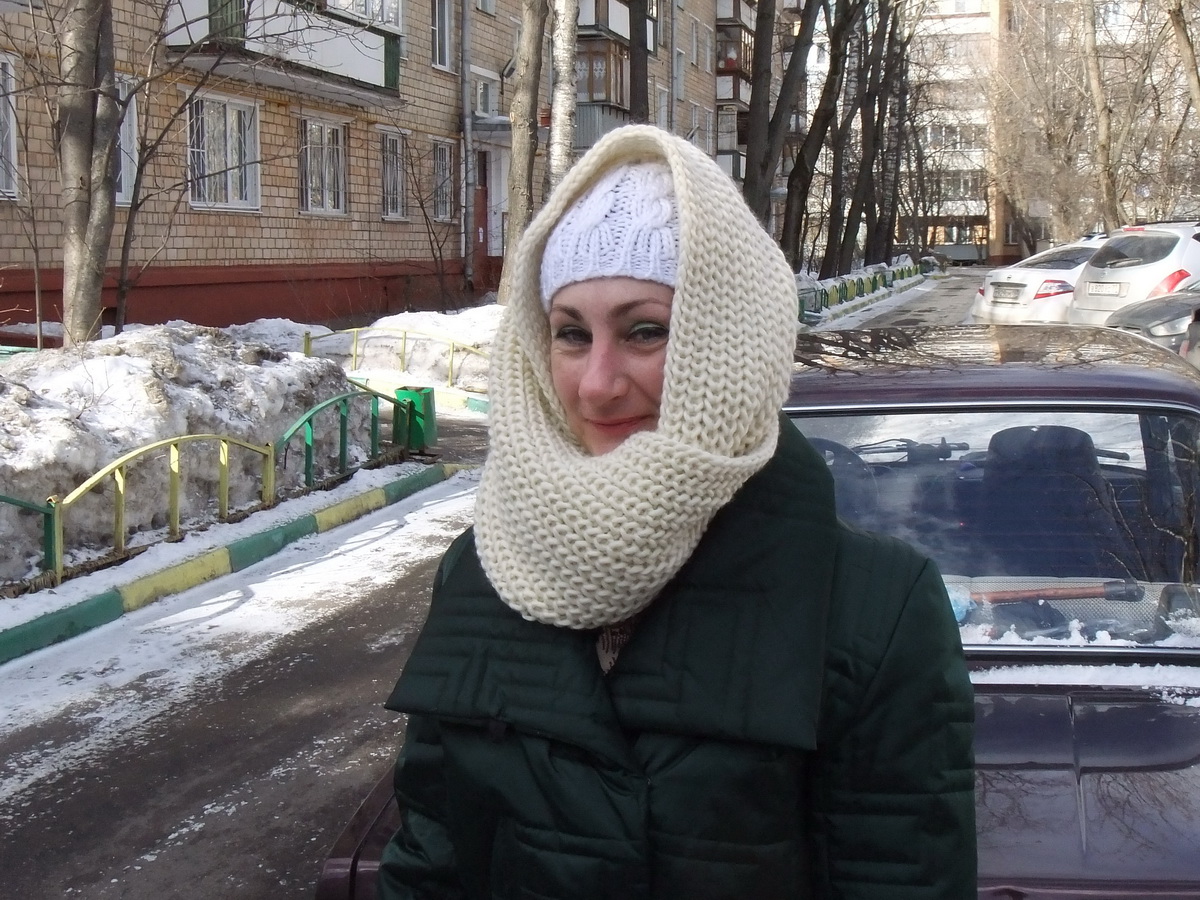Зимний хиджаб для русских баб